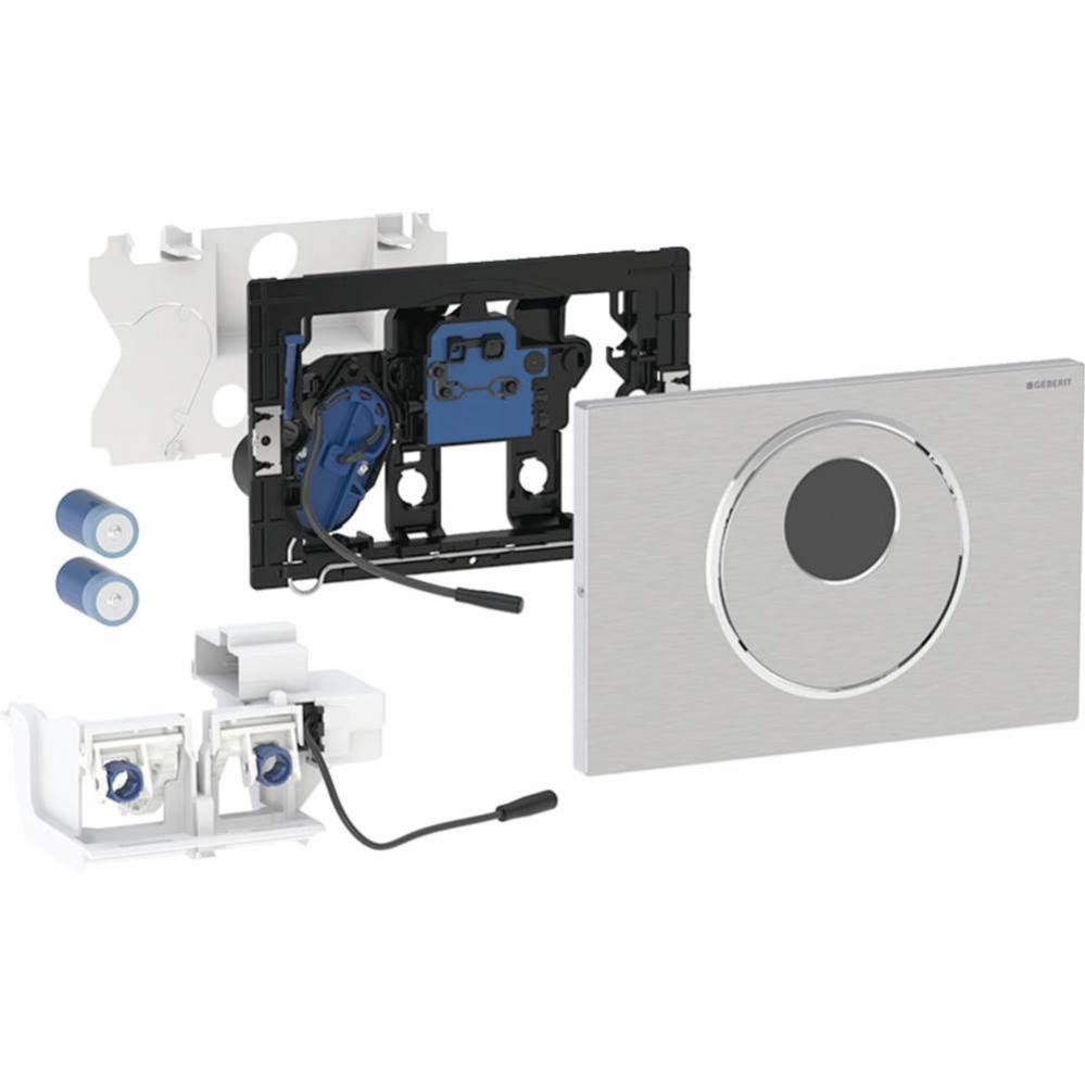 Geberit electronic WC flush control, battery operation, for Sigma concealed cistern 12 cm, with Si