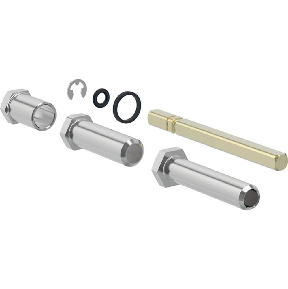 Geberit extension for bathtub drain with push actuation, bathtub 19 mm, brass