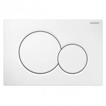Geberit 115.770.11.5 - Dual-Flush Plate For Sigma Series In-Wall Toilet System