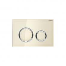 Geberit 115.884.TG.1 - Geberit actuator plate Sigma21 for dual flush: sand grey, bright chrome-plated