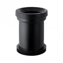 Geberit 152.400.16.1 - Geberit straight connector with sleeve and lip seals: d110mm d1=120-125mm black