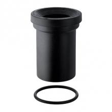 Geberit 152.402.16.1 - Geberit straight connector with sleeve and round cord ring: d110mm black