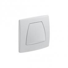 Geberit 240.562.46.1 - Actuator plate Twinline for Geberit urinal flush control with pneumatic flush actuation: matt chro