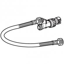 Geberit 242.824.00.1 - Reinforced braided hose for hydraulic servo lifter, for Geberit Sigma concealed cistern 12 cm