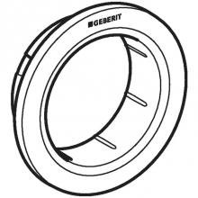 Geberit 242.962.46.1 - Collar for Geberit remote flush actuation type 01, furniture actuator: matt chrome-plated