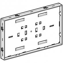 Geberit 243.307.21.1 - Support plate with sight frame, for Geberit cover plate Sigma, surface-even: bright chrome-plated