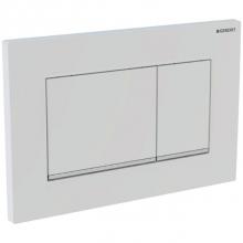 Geberit 980.012.KJ.1 - Geberit showroom actuator plate Sigma30, dual flush: white / bright chrome / white