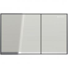Geberit 115.640.JL.1 - Geberit Sigma60 actuator plate for dual flush, square, surface-even: Buttons: sand grey, Design st