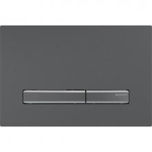 Geberit 115.671.QD.2 - Geberit Sigma50 actuator plate for dual flush, square, metal colour black chrome: Base plate and b