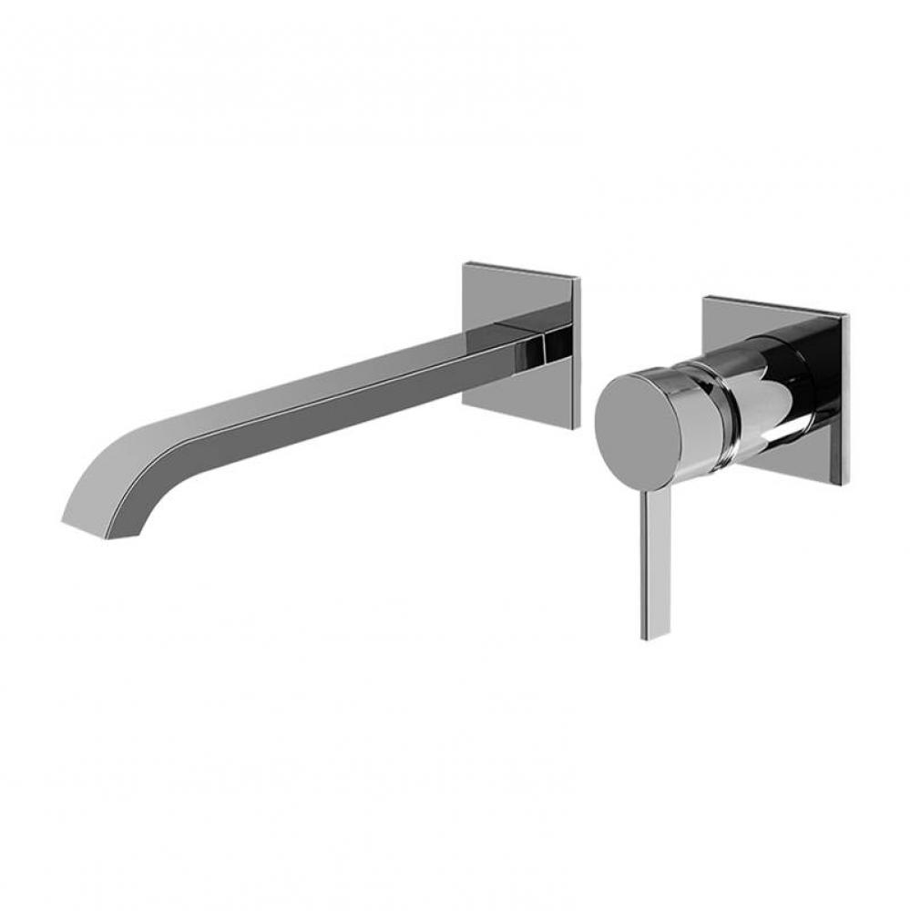 Qubic Tre Wall-Mounted Lavatory Faucet w/Single Handle - Trim Only