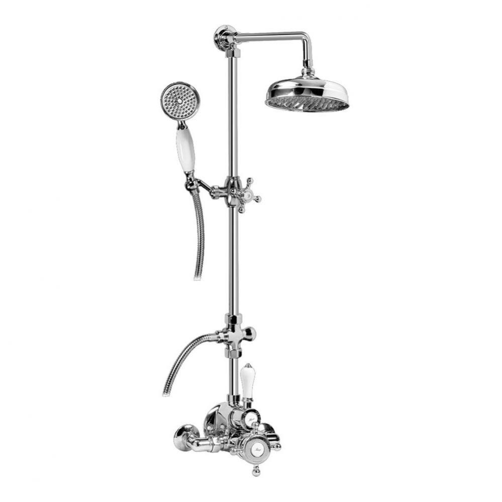 Exposed Thermostatic Shower System w/Handshower (Rough & Trim)