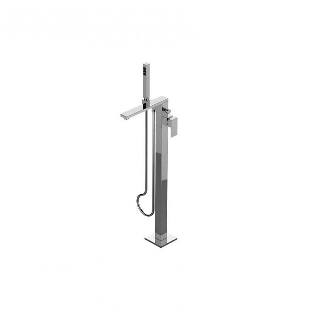 Incanto Floor Mount Tub Filler w/Diverter and Handshower (Rough and Trim)