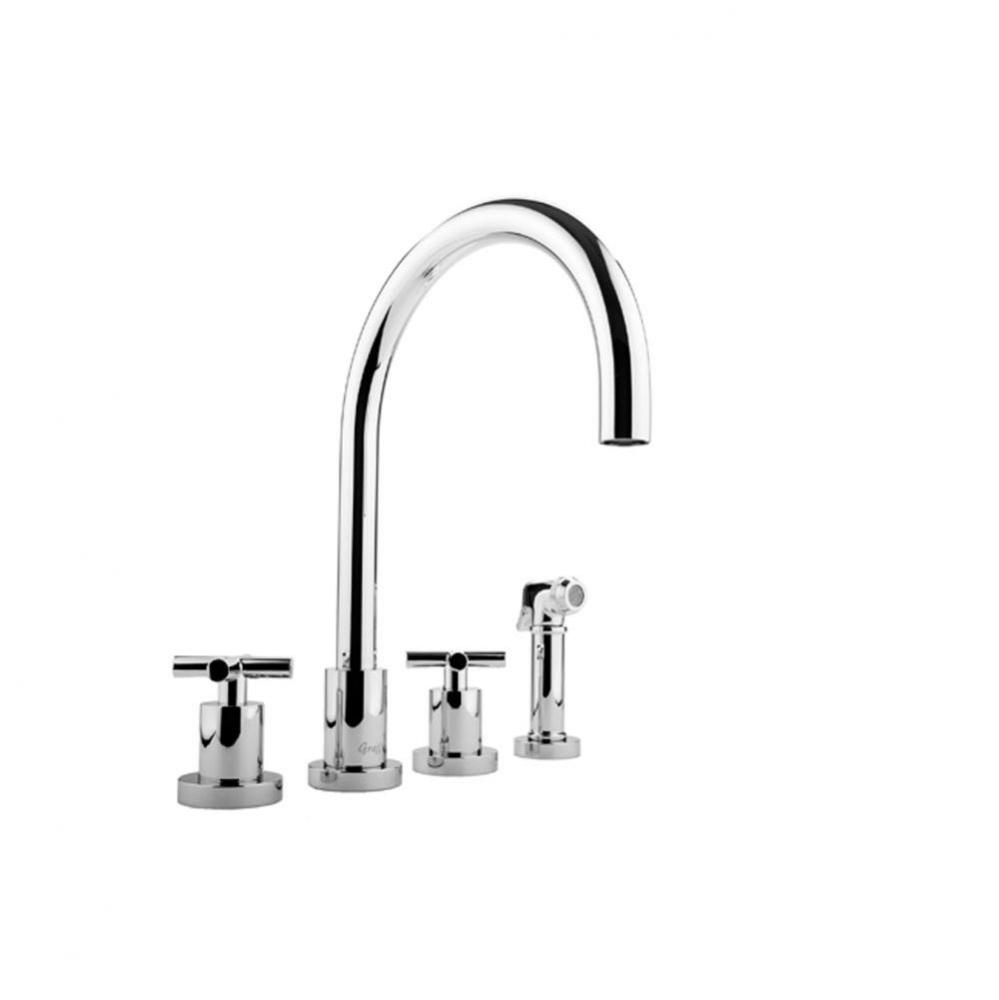 Infinity Kitchen Faucet w/Side Spray