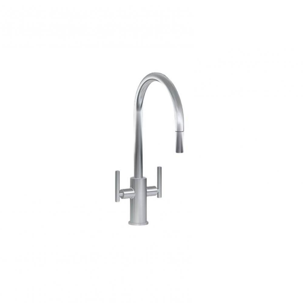 Contemporary Two-Handle Single-Hole Kitchen Faucet