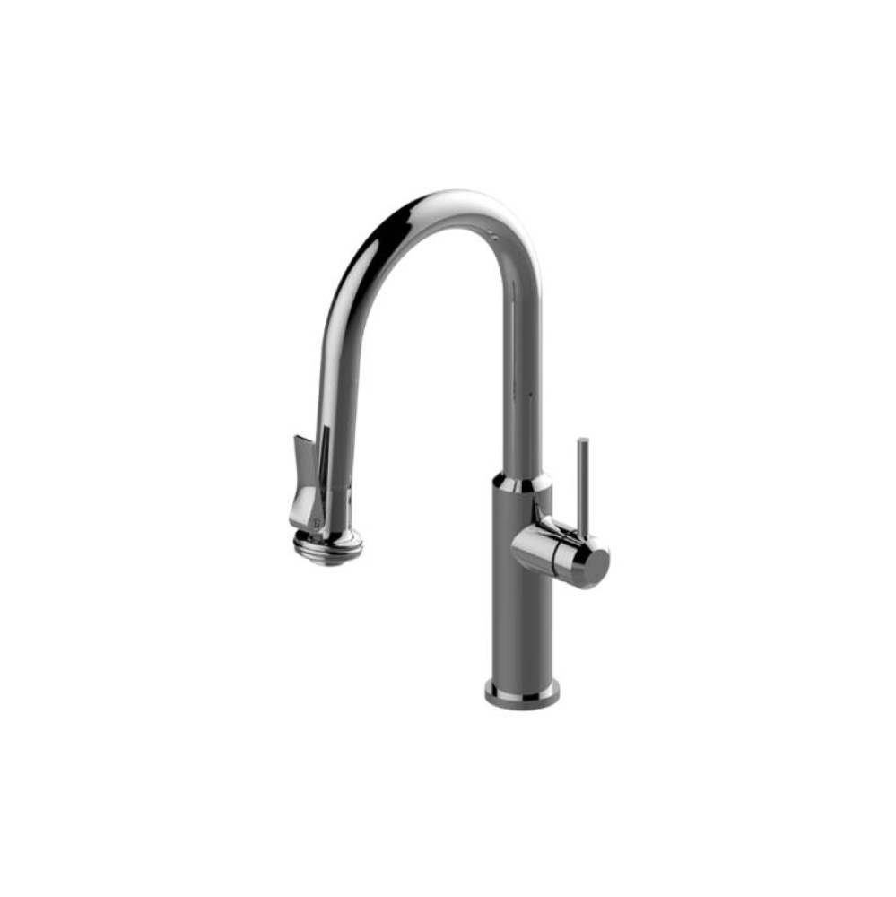 Pull-Down Bar/Prep Faucet with Chef's Pro Sprayer