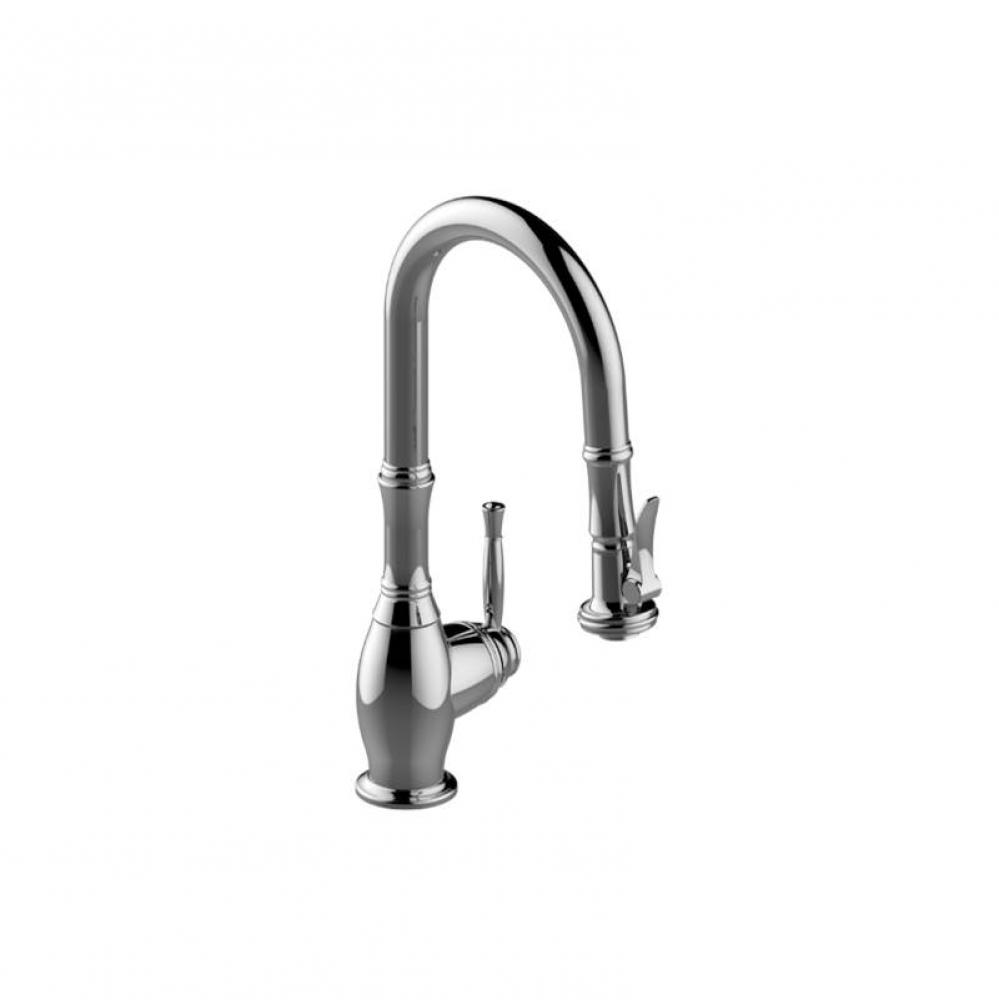 Pull-Down Bar/Prep Faucet with Chef's Pro Sprayer