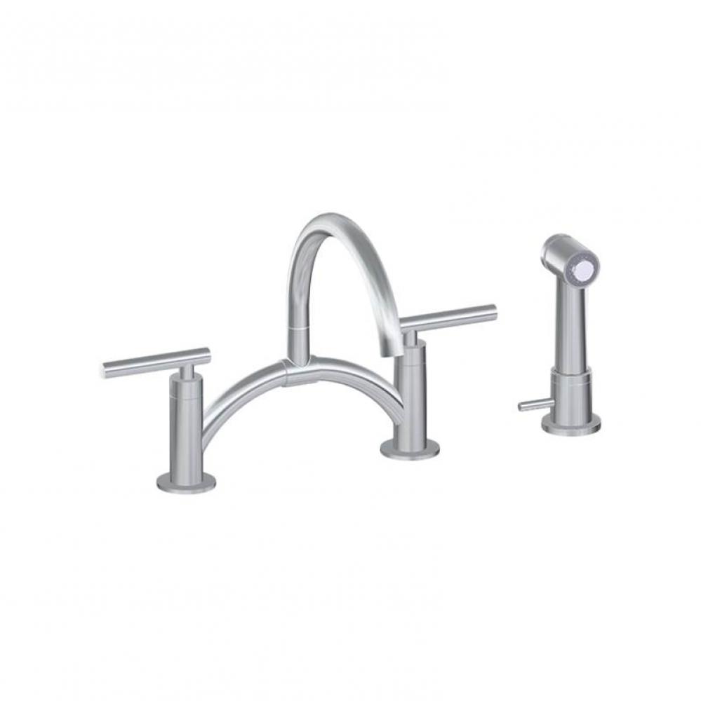Bridge Bar/Prep Faucet with Independent Side Spray