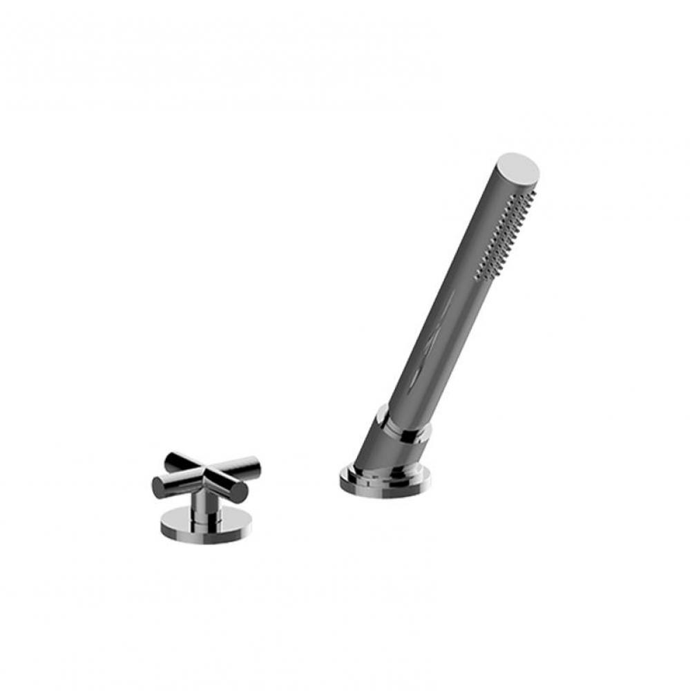 M.E. Deck-Mounted Handshower & Diverter Set (Trim)
