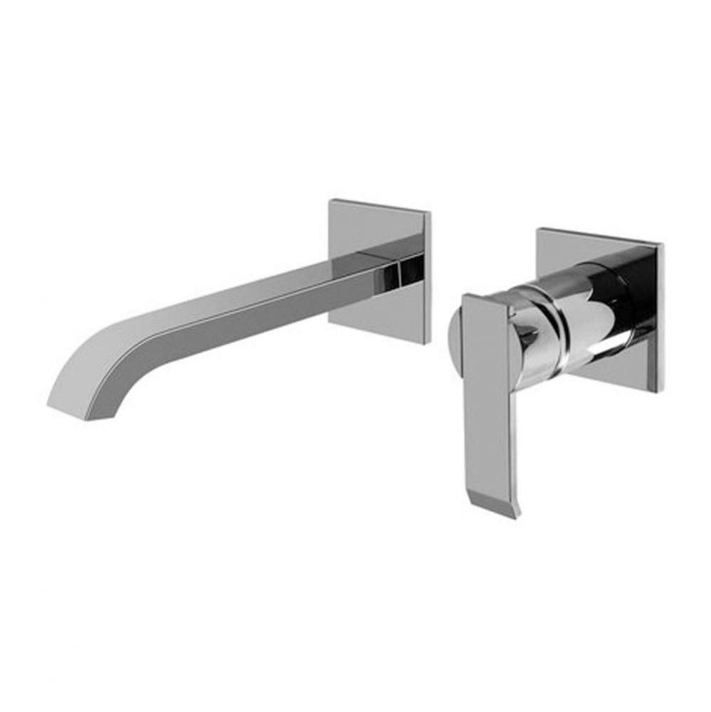 Qubic Wall-Mounted Lavatory Faucet w/Single Handle