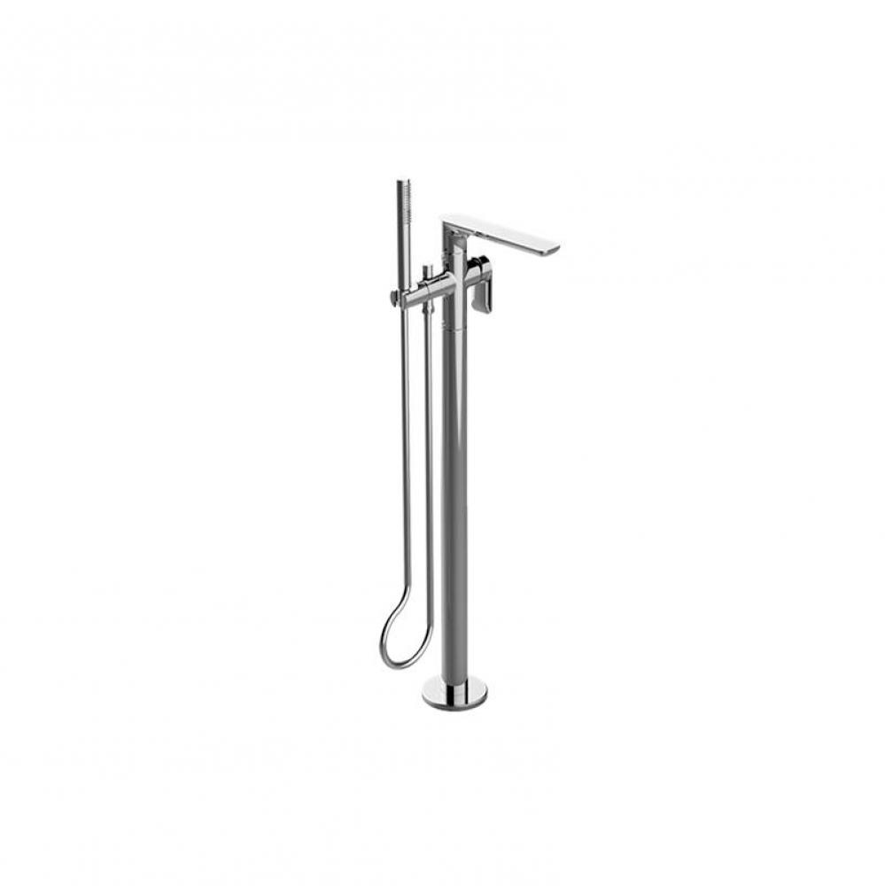 Sento Floor-Mounted Tub Filler - Trim Only