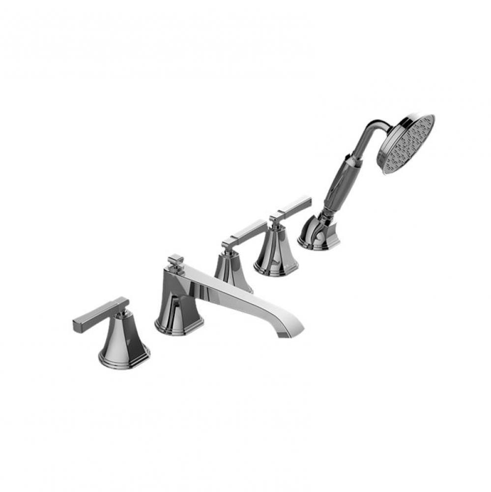 Finezza UNO Roman Tub Set w/Handshower w/Lever Handle (Rough and Trim)