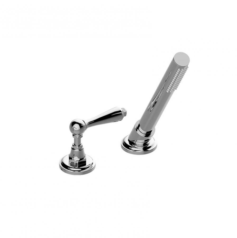 Camden Deck-Mounted Handshower & Diverter Set w/Lever Handle (Rough & Trim)