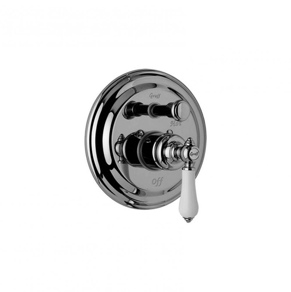 Adley Pressure Balancing Valve Trim with Handle and Diverter (Trim)