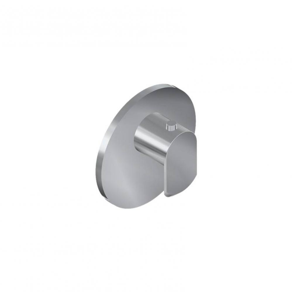 M-Series Round Thermostatic Trim Plate with Phase Handle