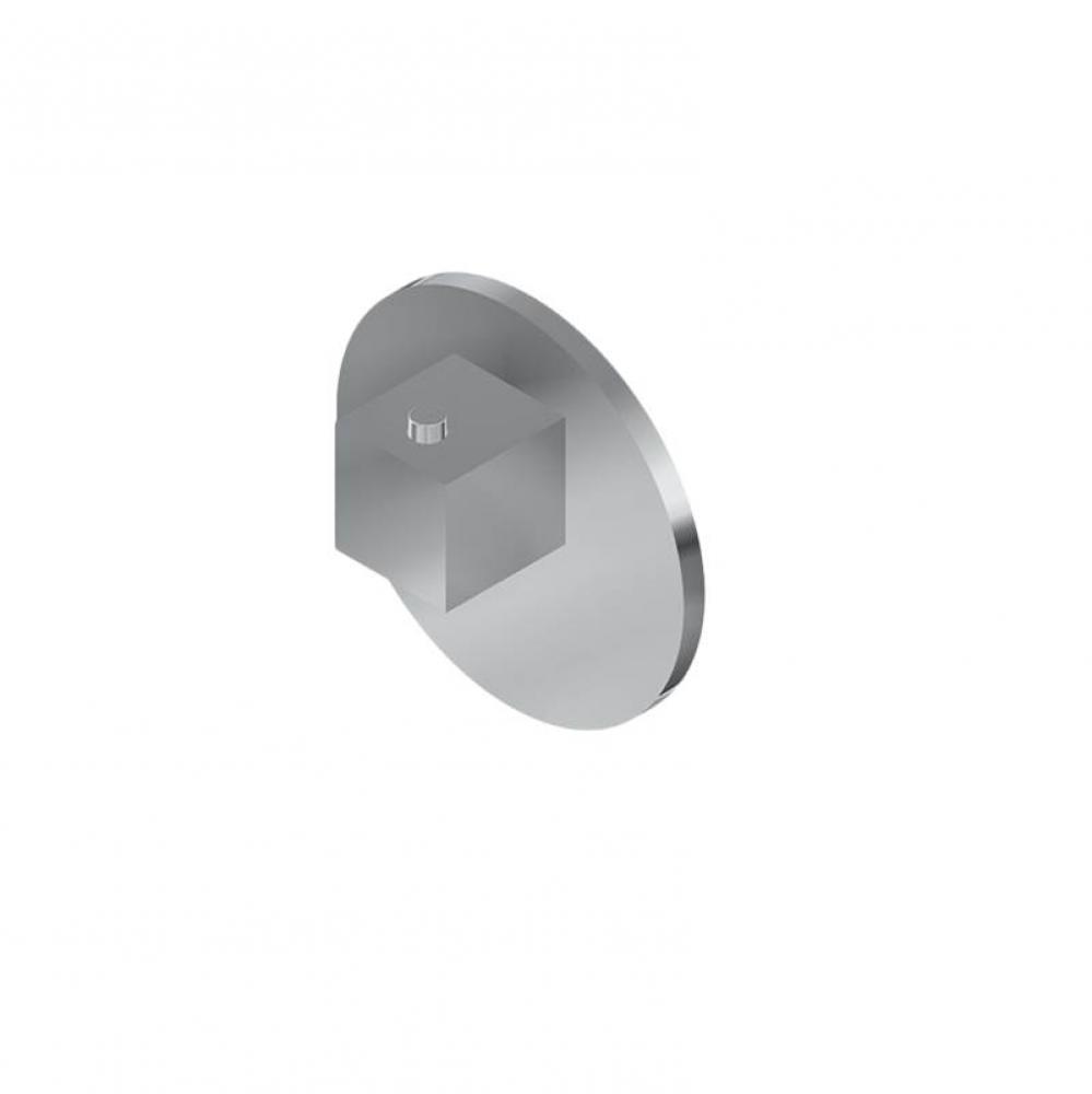 M-Series Round Thermostatic Valve Trim Plate and Square Handle