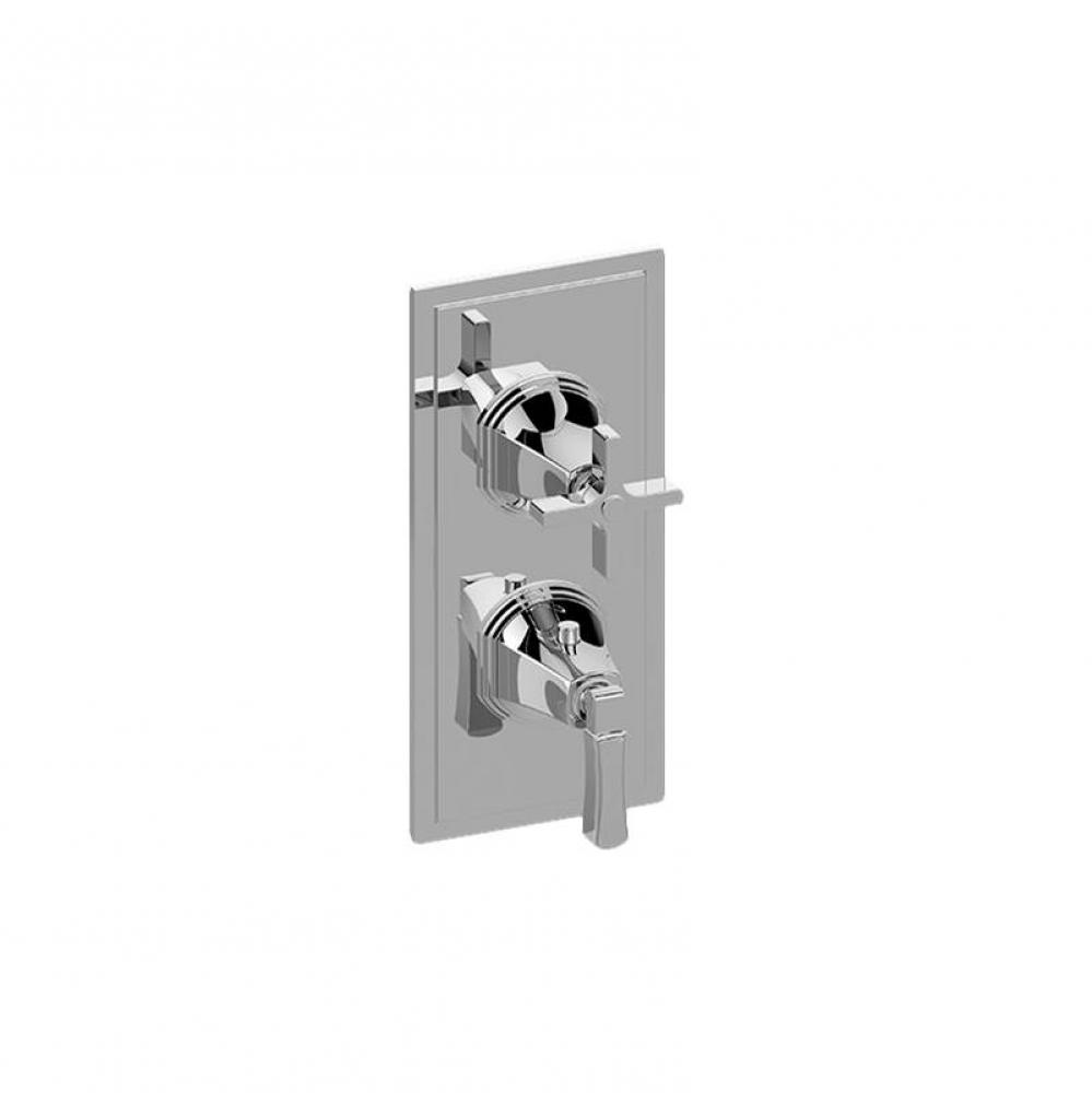 M-Series Finezza UNO 2-Hole Trim Plate w/Finezza Handles (Vertical Installation)