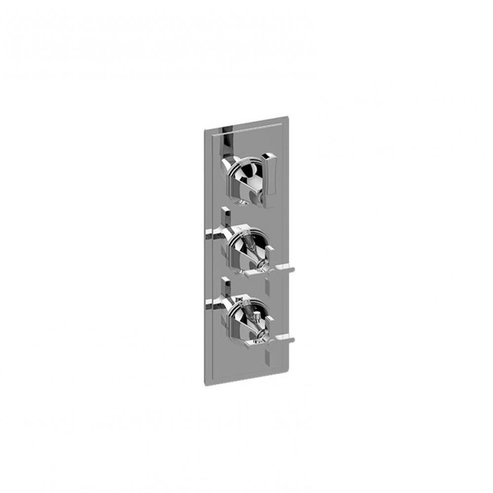 Finezza UNO M-Series Valve Trim with Three Handles