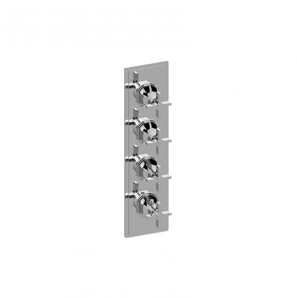 Finezza UNO M-Series Valve Trim with Four Handles