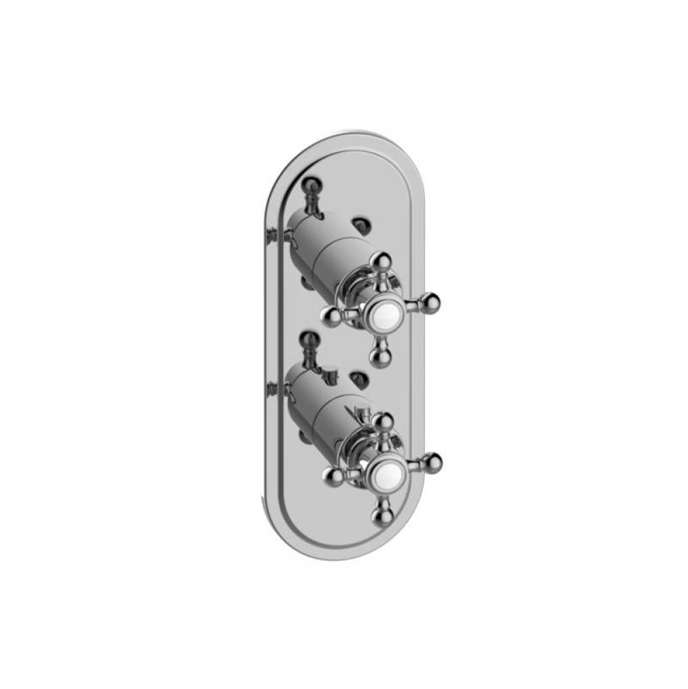 Adley Traditional M-Series Valve Trim with Two Handles