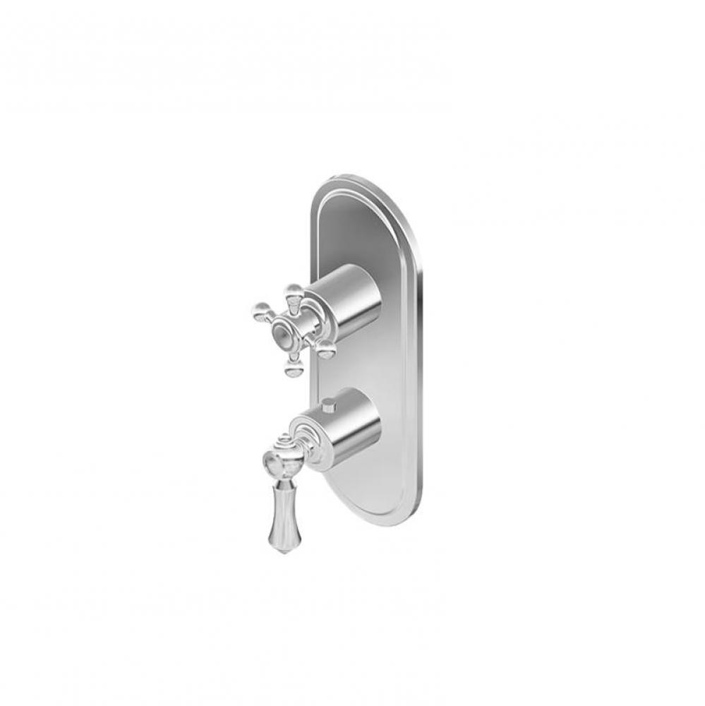 M-Series Transitional 2-Hole Trim Plate w/Handles (Vertical Installation)