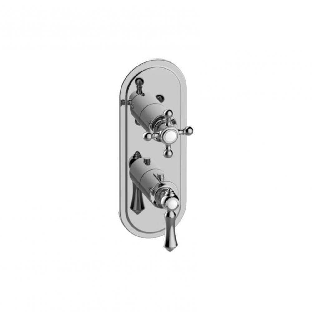 Adley Traditional M-Series Valve Trim with Two Handles