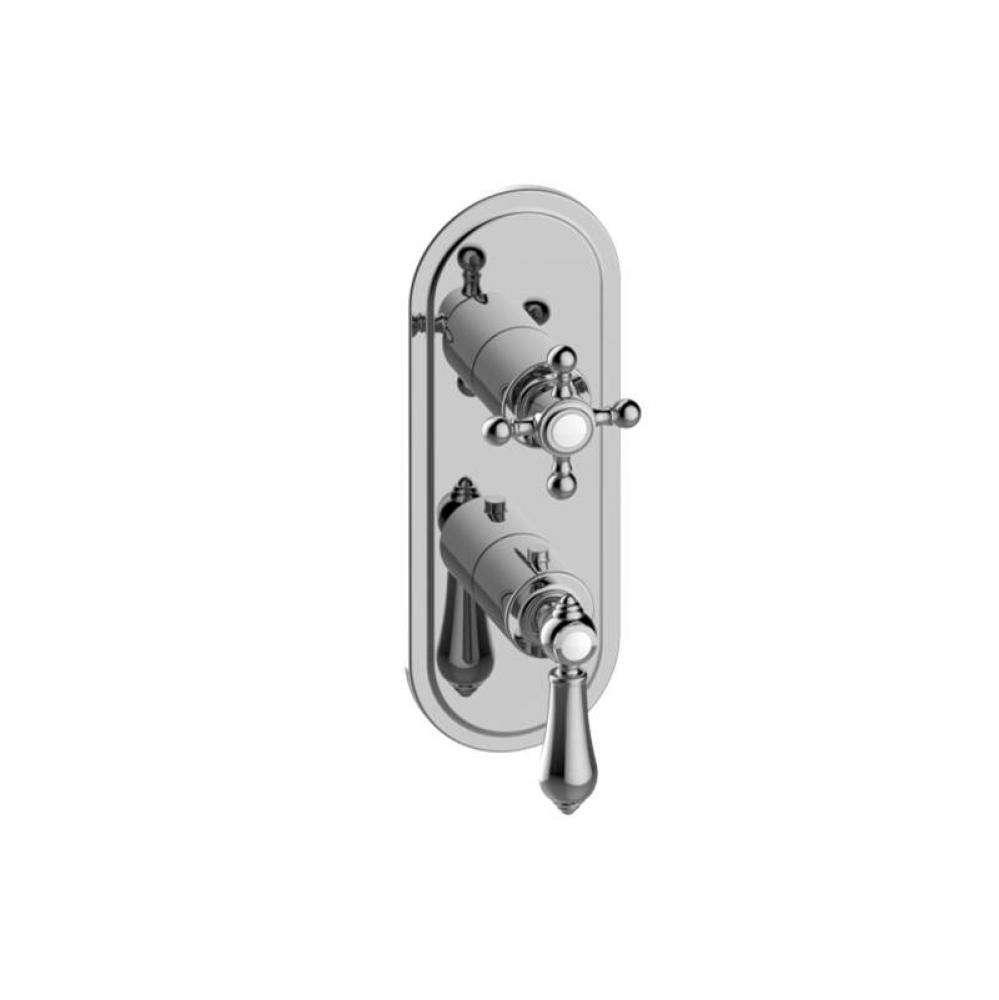 Adley Traditional M-Series Valve Trim with Two Handles
