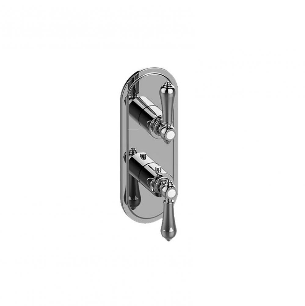 M-Series Transitional 2-Hole Trim Plate w/Handles (Vertical Installation)