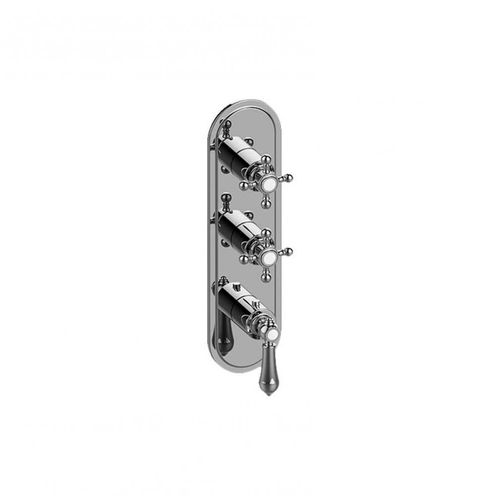 Adley Traditional M-Series Valve Trim with Three Handles