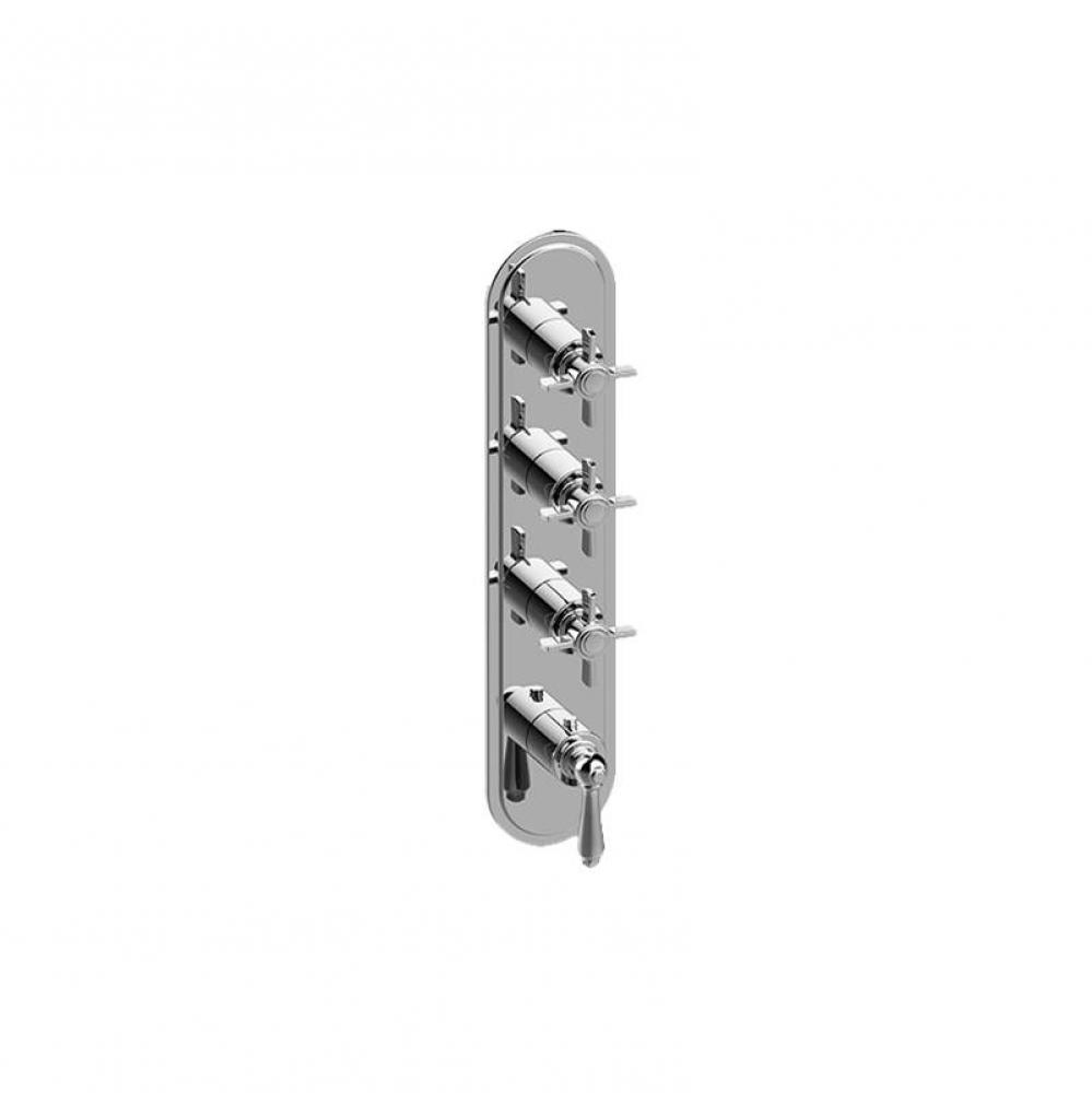 M-Series Camden 4-Hole Trim Plate w/Camden Handles (Vertical Installation)