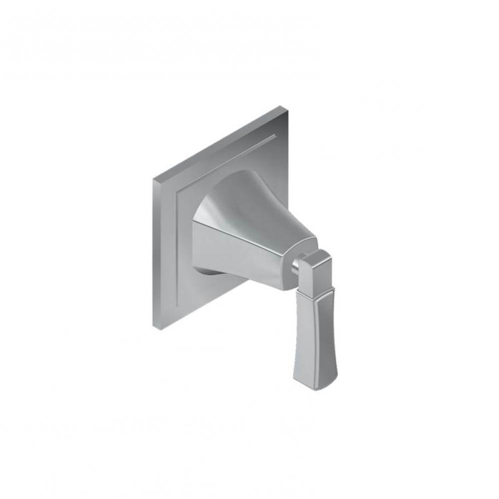 M-Series Finezza DUE 2-Way Diverter Trim Plate with Lever Handle