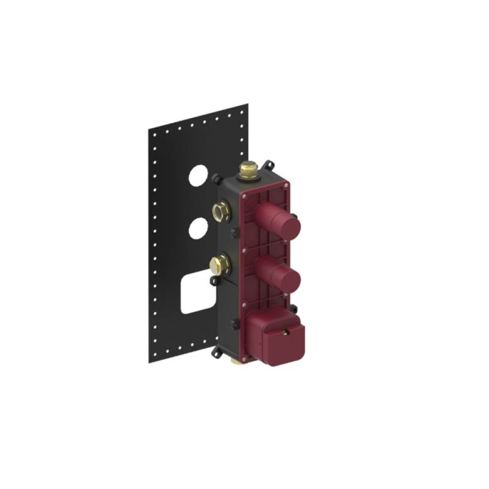 Various Thermostatic Unit, Cut-off Valve, 2-outlet diverter