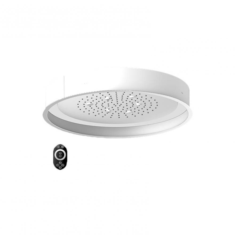 23'' Round Ceiling-Mounted Showerhead w/LED