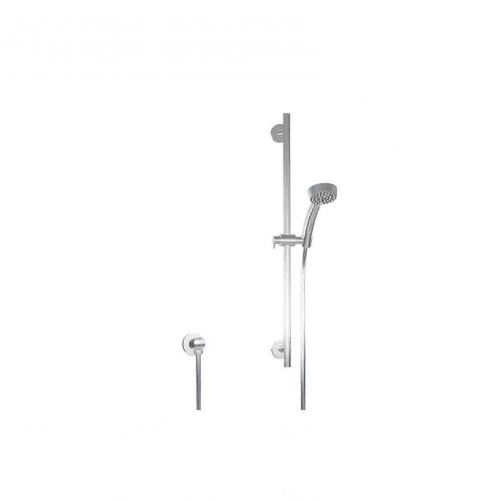 Contemporary Handshower w/Wall-Mounted Slide Bar