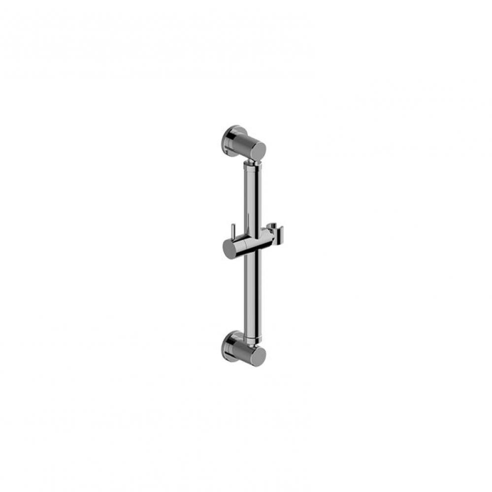 Various Round Grab Bar - 16'' w/handshower holder