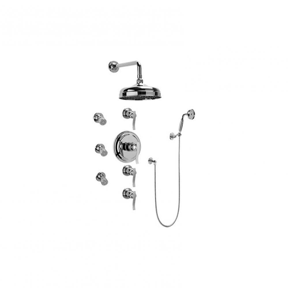 Bali Thermostatic Set w/Body Sprays & Handshower (Trim Only)