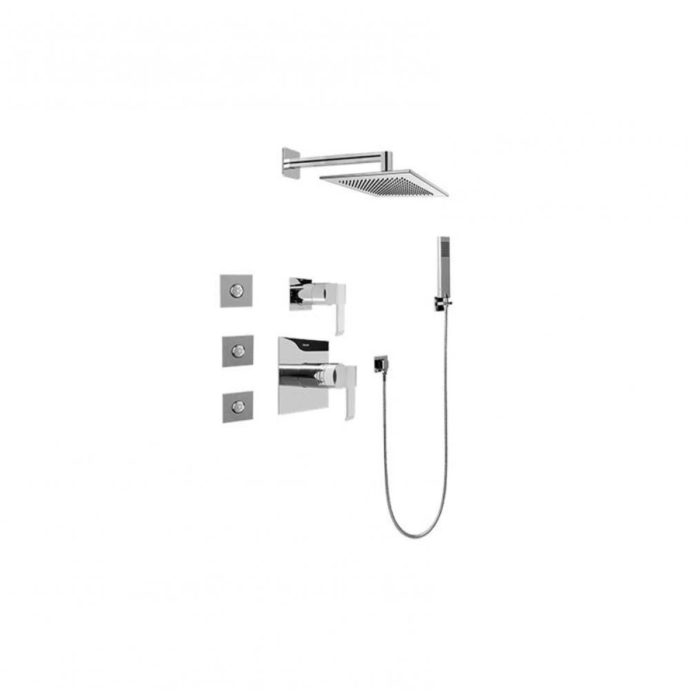 Full Thermostatic Shower System with Transfer Valve (Trim Only)