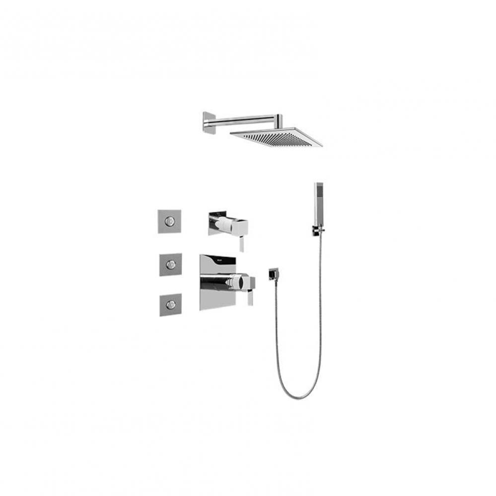 Full Thermostatic Shower System with Transfer Valve (Trim Only)