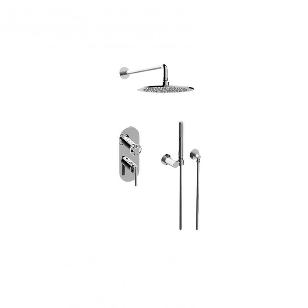 M-Series Thermostatic Shower System - Shower with Handshower (Trim Only)