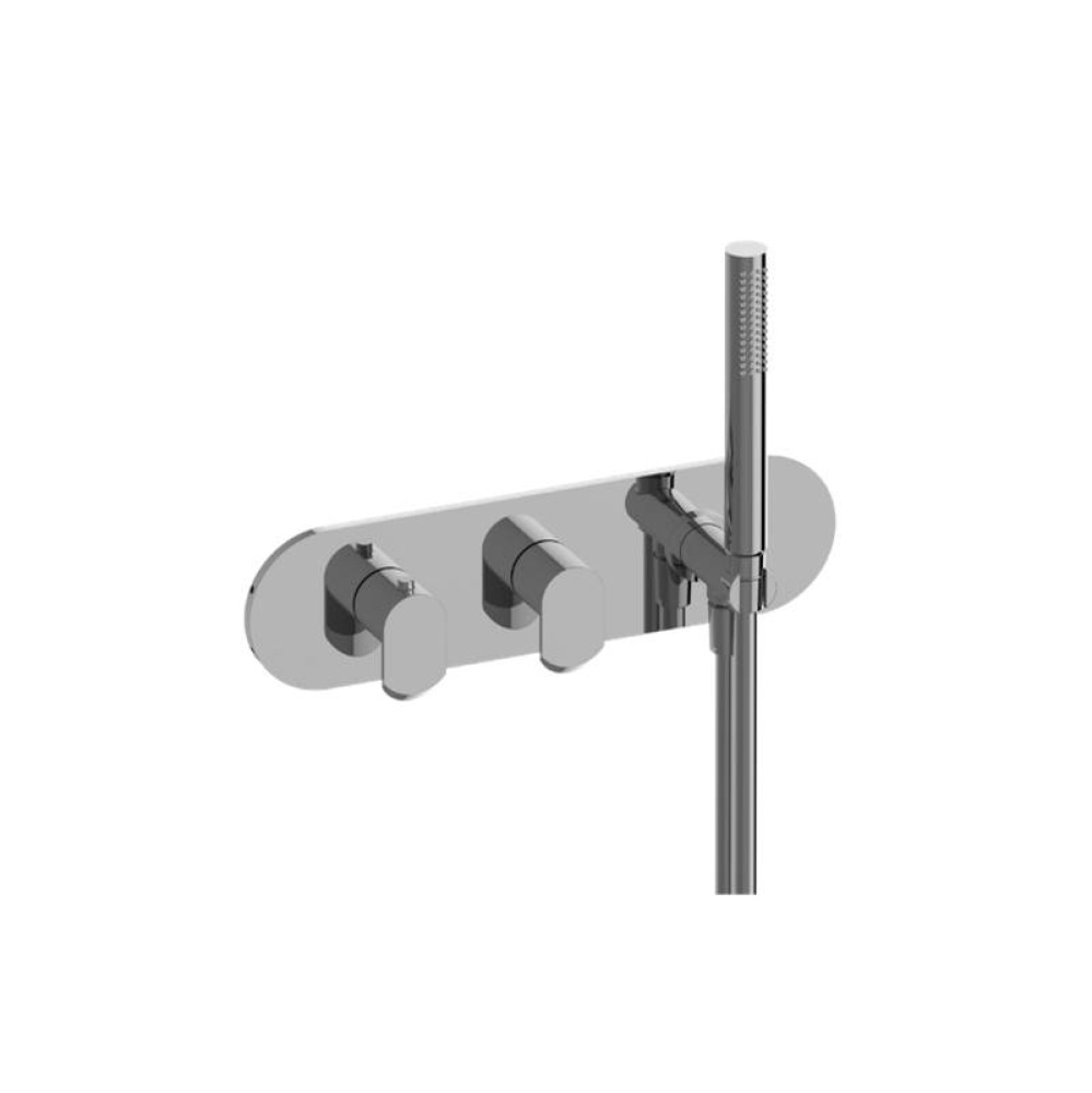 Phase Wall-Mounted M-Series Thermostatic System - Handshower (Trim)