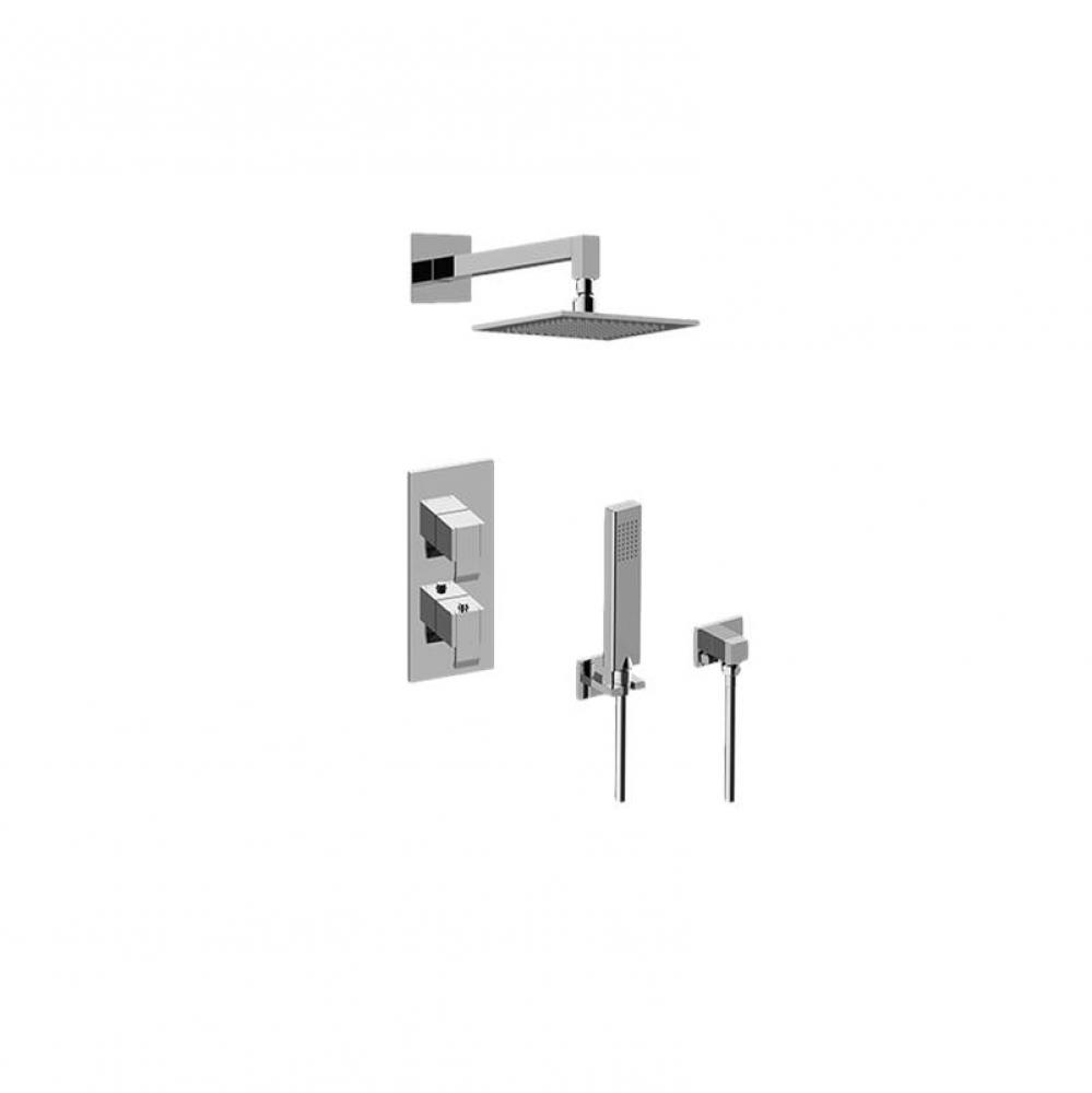 M-Series Thermostatic Shower System - Shower with Handshower (Trim Only)